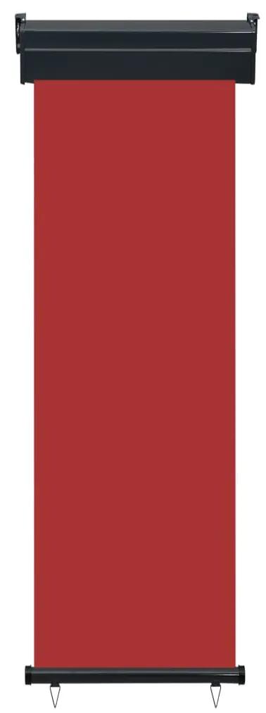 Copertina laterala de balcon, rosu, 60 x 250 cm Rosu, 60 x 250 cm