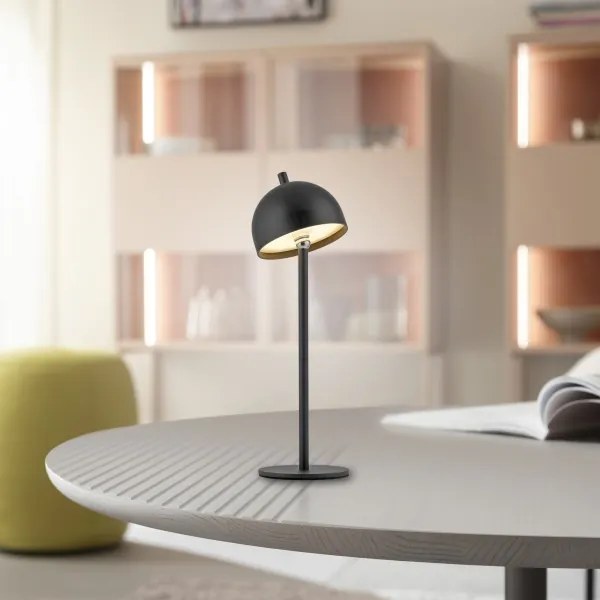 Schöner Wohnen 19244-18 - Lampă de birou LED BELLIS cu intensitate reglabilă, LED/2,5W/5V IP54, neagră