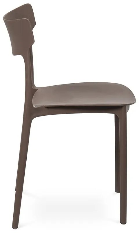 Scaun de grădină maro din plastic Biá – Bonami Essentials