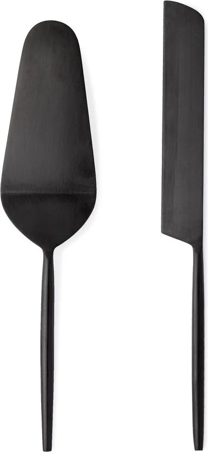 Set pentru servirea tortului 2 buc. din oțel inoxidabil Bronte – Bizzotto