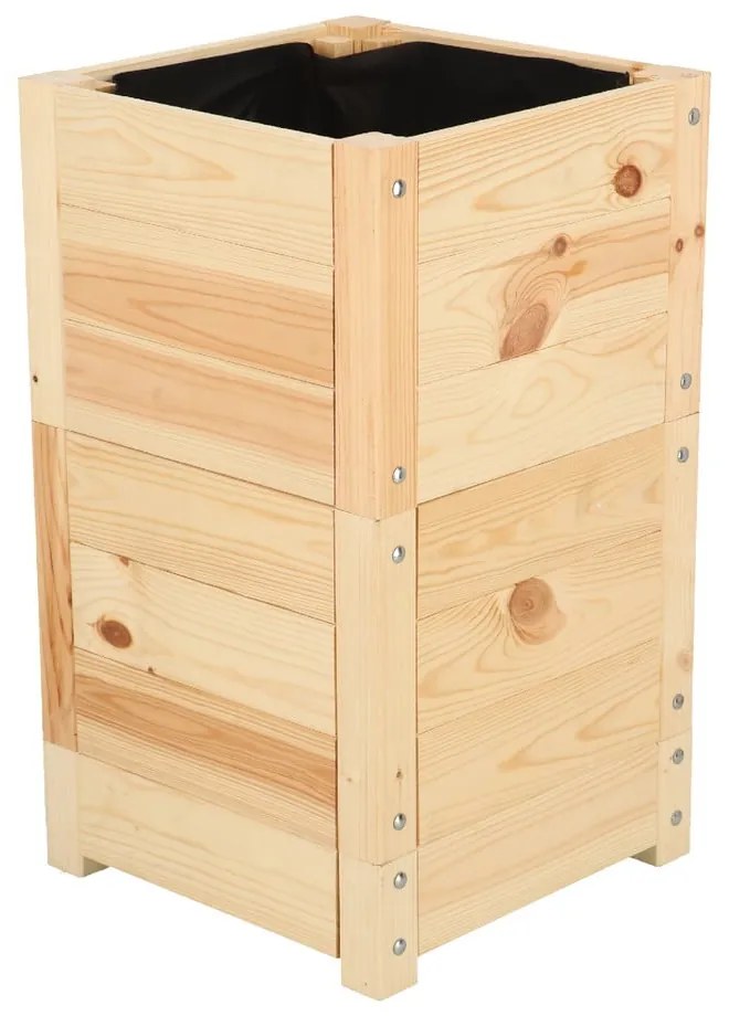 Coș pentru compost în culoare naturală Worm – Esschert Design