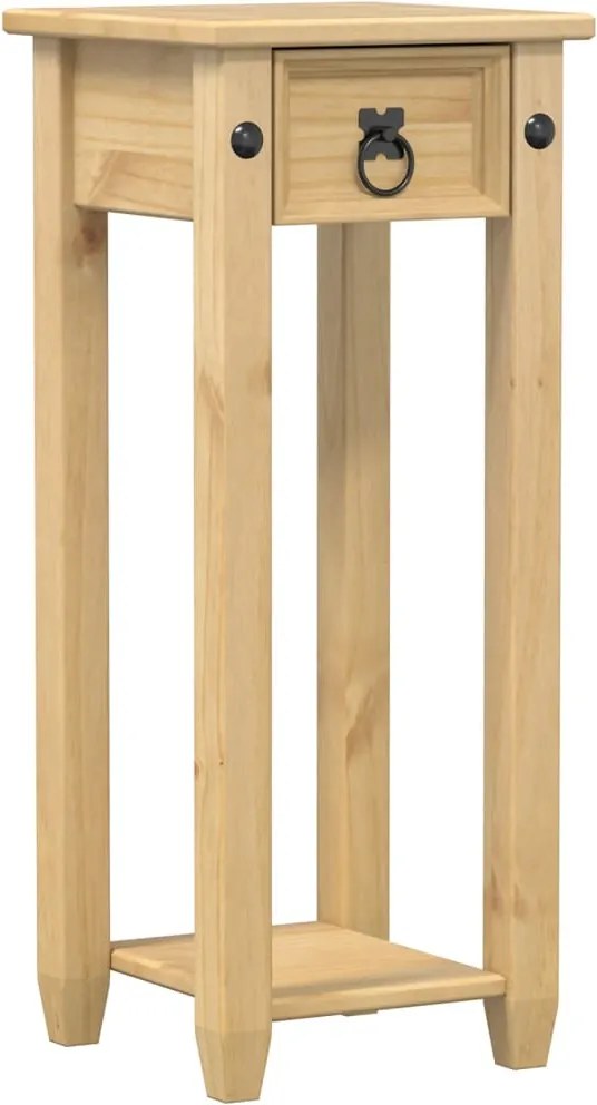 vidaXL Suport pentru plante „Corona”, 30x30x73 cm, lemn masiv de pin