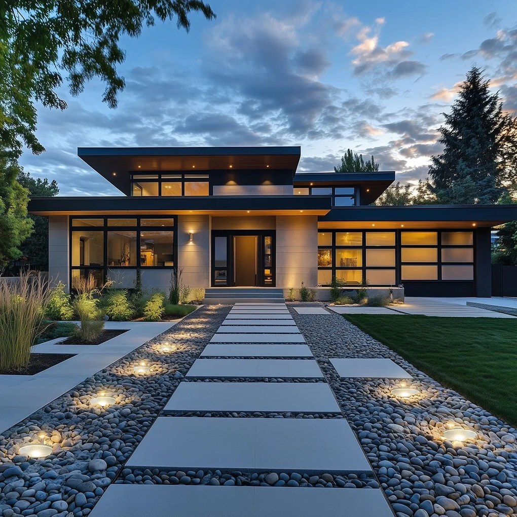 Spot modern pentru sol din oțel inclusiv LED 20W - Bridge