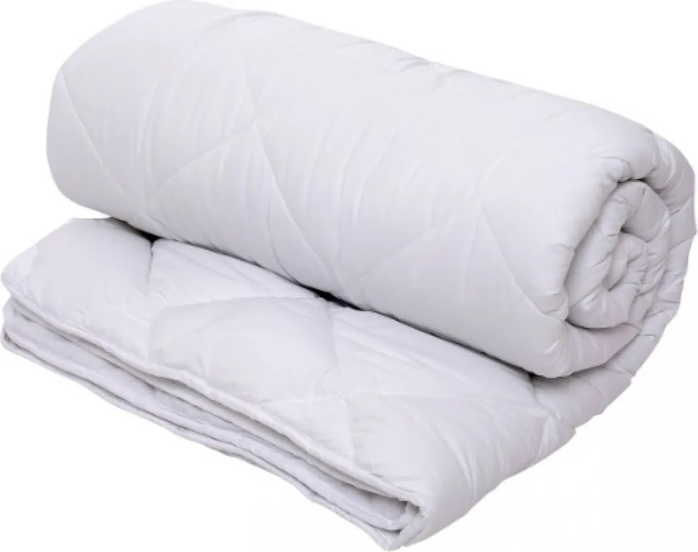 Pilota 4 Anotimpuri Alcam, microfibra, Alb, 180 X 200 cm, 250 g + 150 g