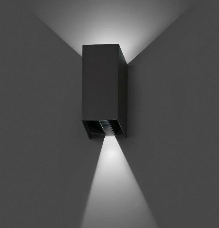 Aplica LED de exterior ambientala design modern IP54 BLIND gri