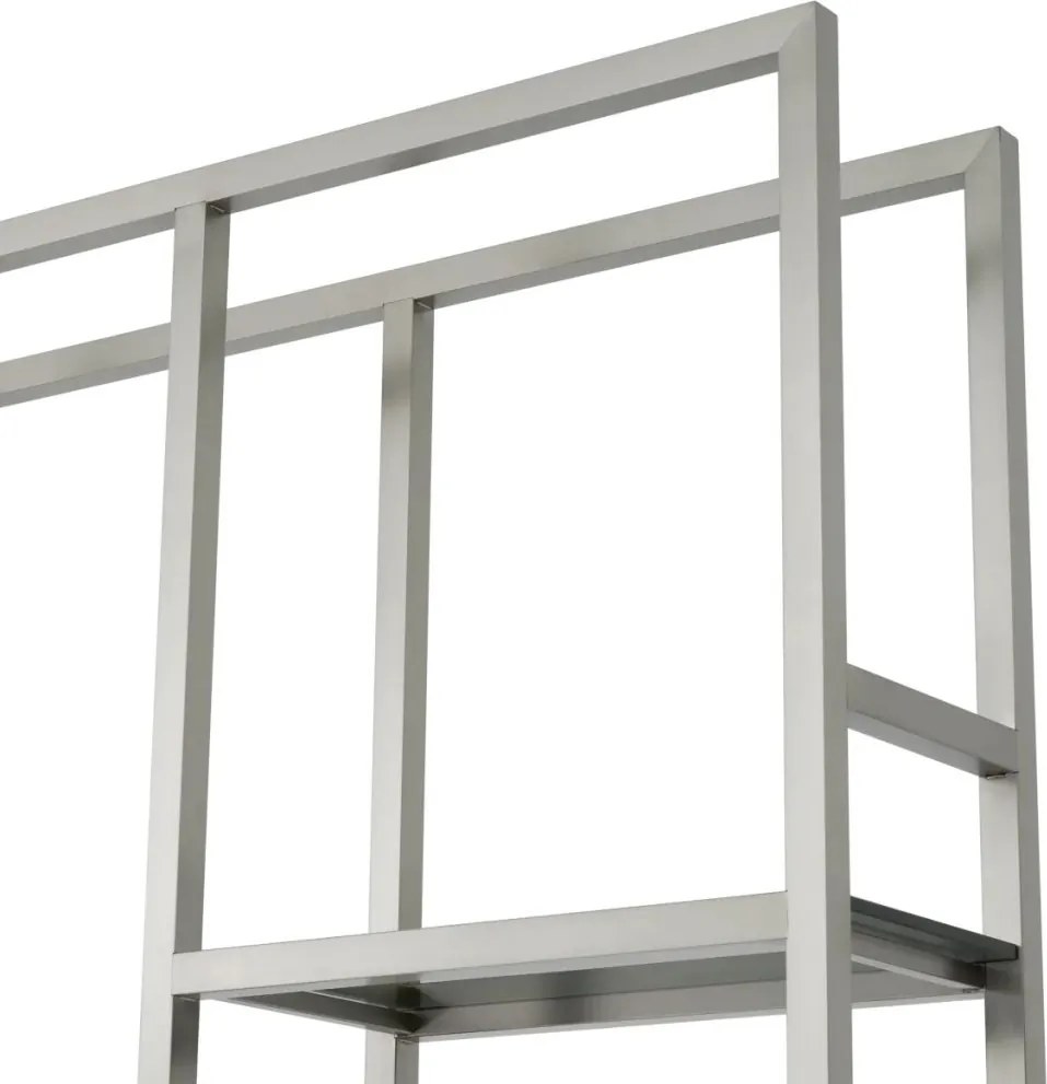 Raft design LUX, Otel Periat, Sticla Fumurie, Corrado I