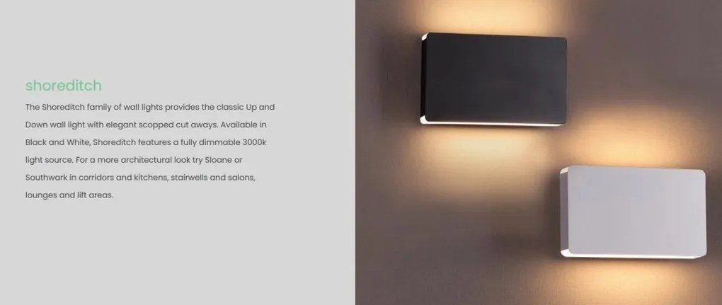 Aplica LED de perete design ambiental Shoreditch