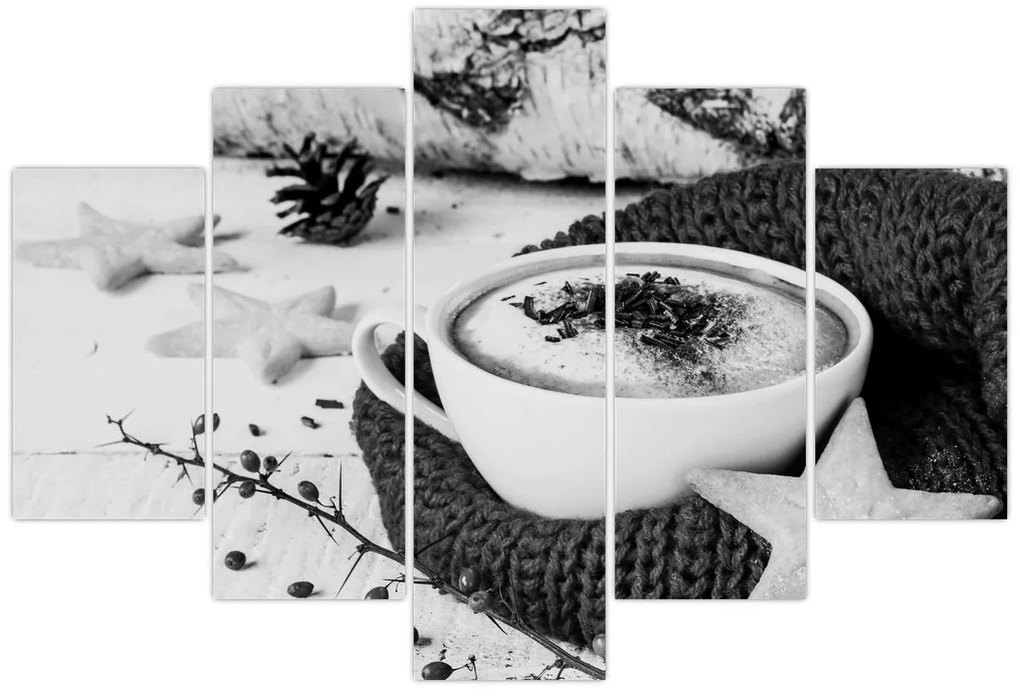 Tablou - Cappuccino de iarnă (150x105 cm)