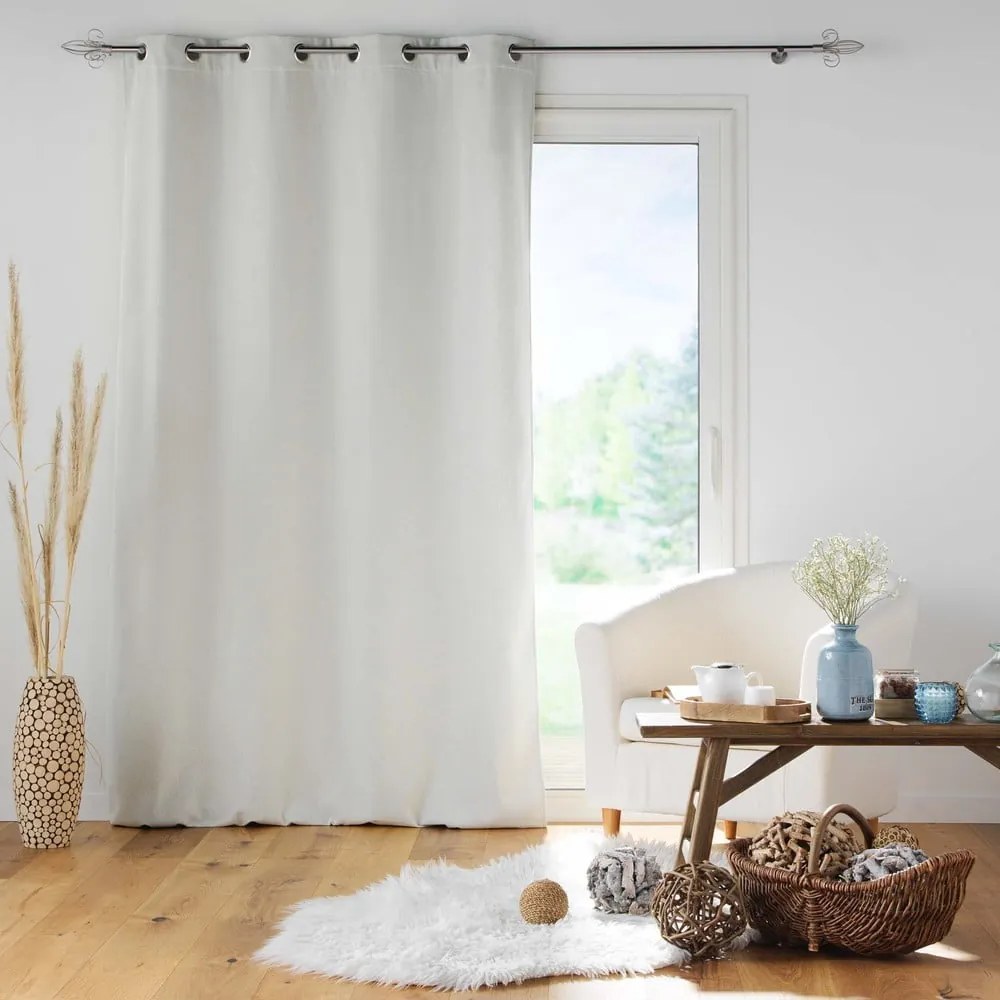 Draperie crem antifonică 140x260 cm Jupiter – douceur d'intérieur