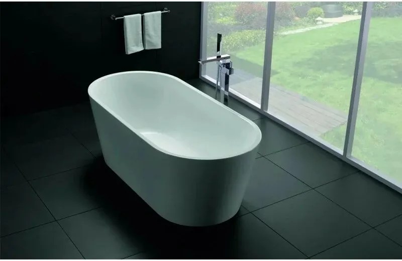 Cada freestanding Inter Ceramic acril alb 170x80 cm