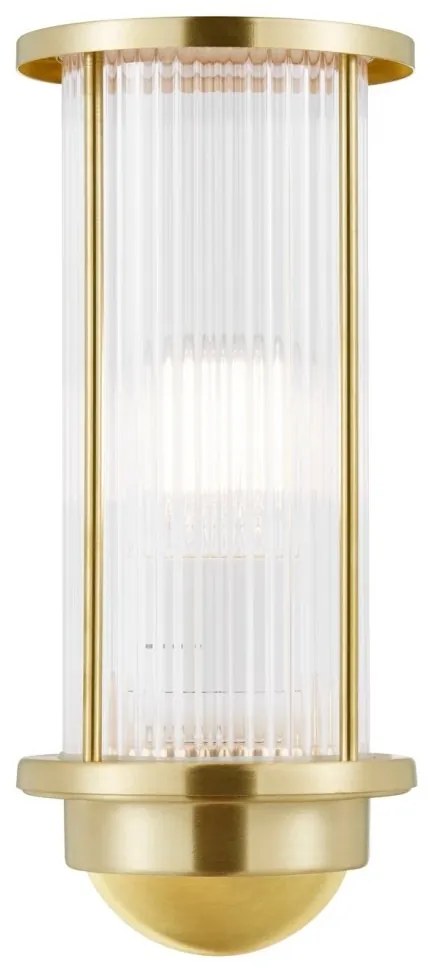 Aplica de perete pentru iluminat exterior IP54 Linton alama