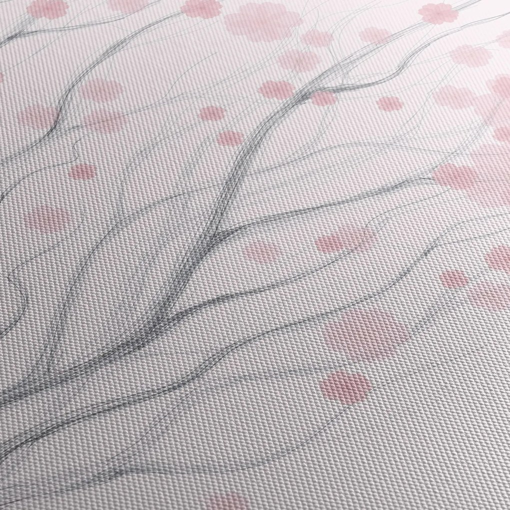 Tablou - Flori roz (90x60 cm)