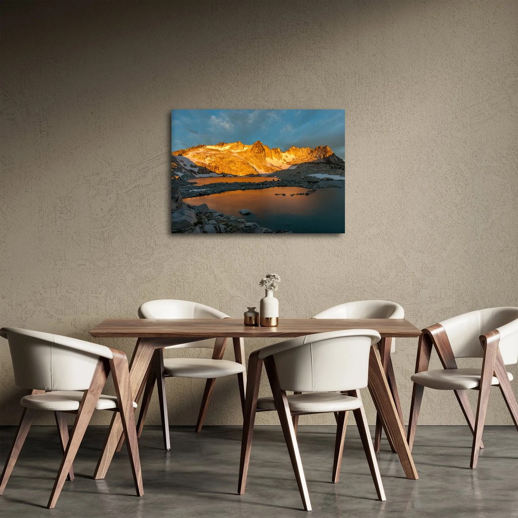 Tablou cu peisaj montan (70x50 cm)