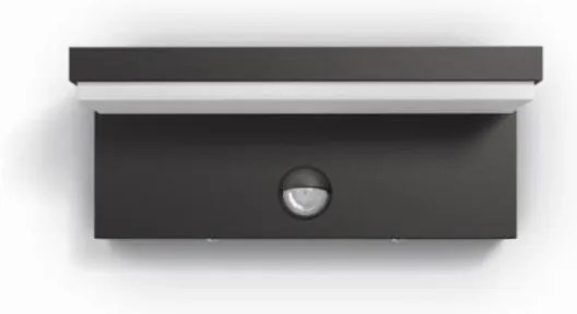 Aplică de exterior cu senzor Philips BUSTAN LED/3,8W/230V IP44