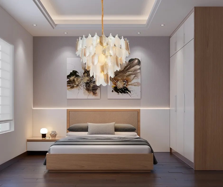 Lustra moderna design deosebit ARWENA, diametru 80cm