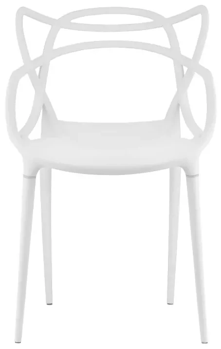 Scaun alb din plastic KATO