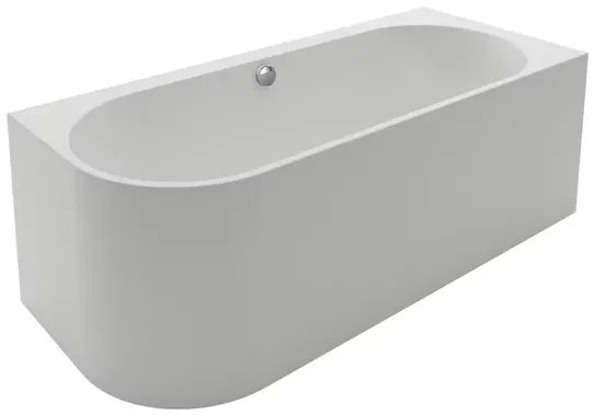Cada freestanding Kreiner Andrea 175x75 cm finisaj alb dreapta lipita de perete BTW