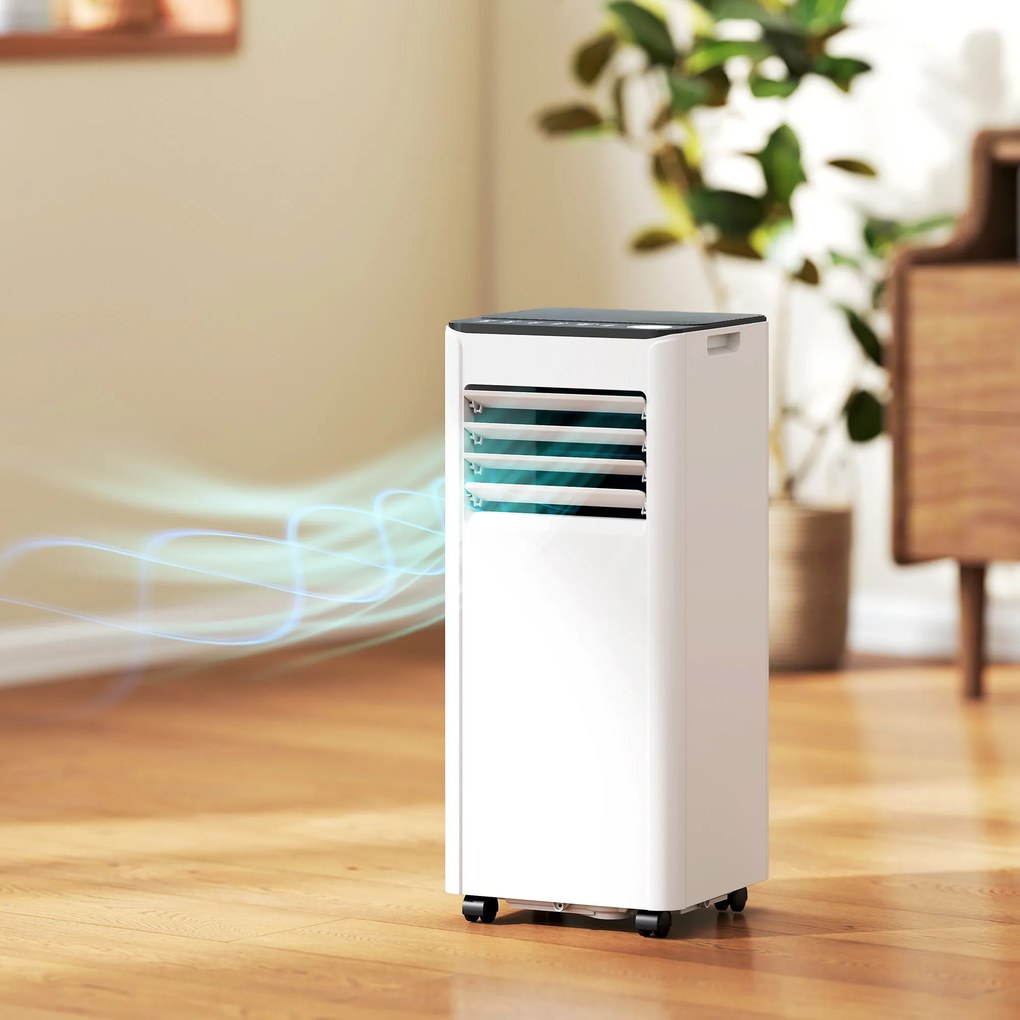 HOMCOM Climatizator Portabil Aparat de Aer Condiționat 9000 BTU Mobil | Aosom Romania