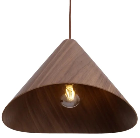 Lustră pe cablu MAXLIGHT P0548 SAKURA 1xE27/60W/230V d. 33,5 cm nuc