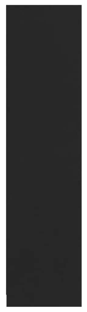 Șifonier, negru, 100x50x200 cm, pal
