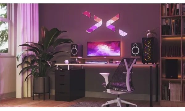 Set 10 buc. panou LED RGB dimabil Nanoleaf NL48-1001TW-10PK TRIANGLES LED/0,5
