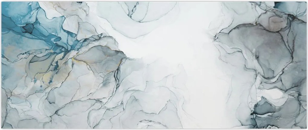 Tablou - Marmură albastră (120x50 cm)