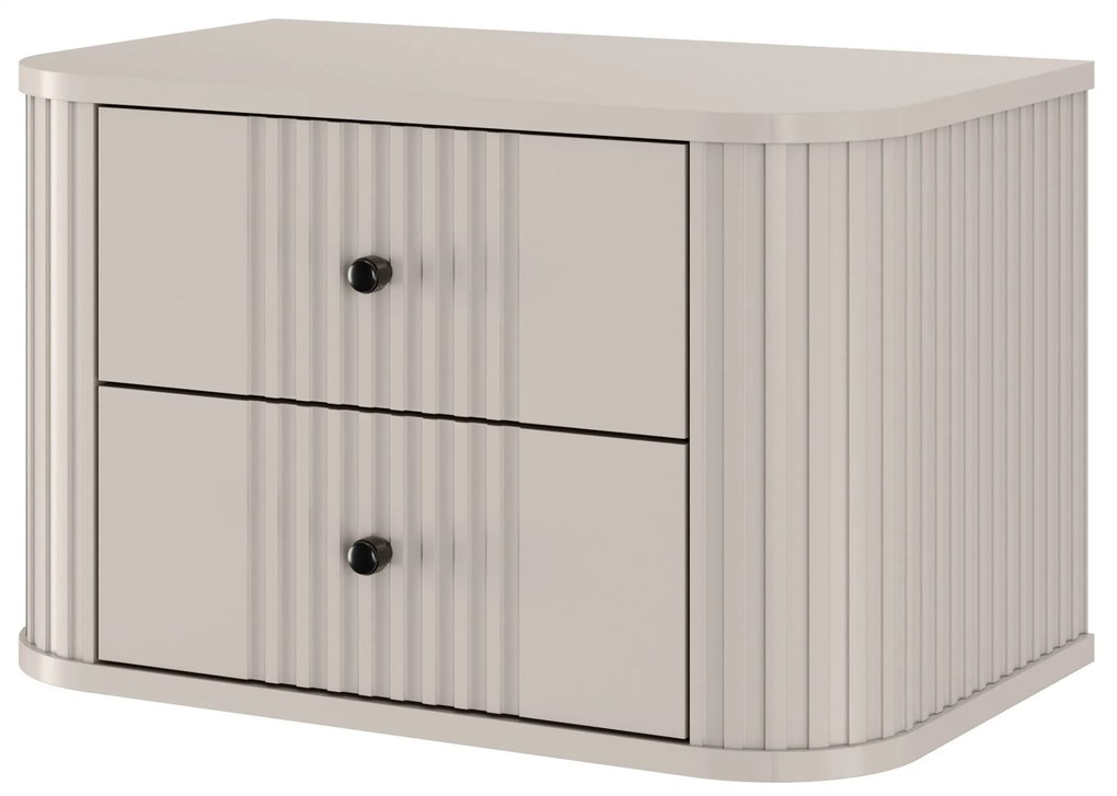Set noptiere suspendat Vesper 56 cm - cașmir / mânere negre