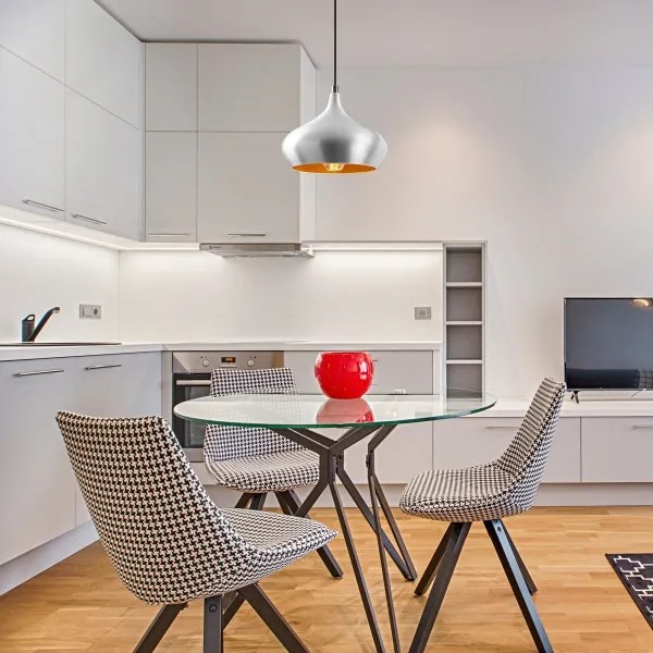 Pendul pe cablu DODO 1xE27/40W/230V crom mat