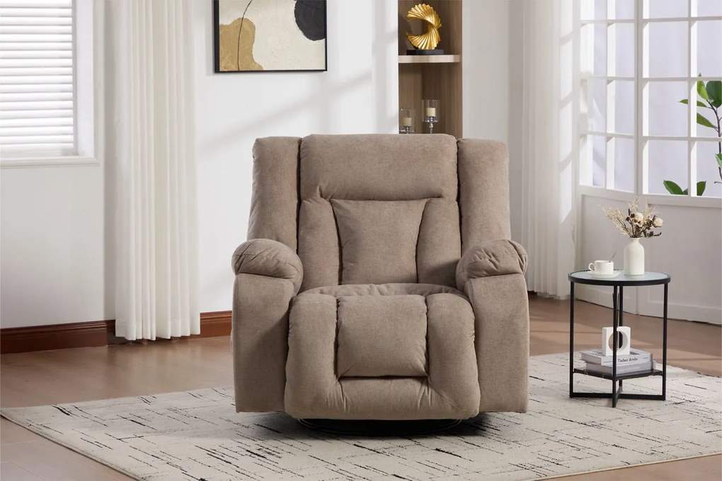 Fotoliu recliner electric dumonde cu funcție de balansare ,rotire și masaj în 8 puncte Novera