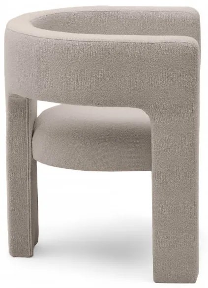 Fotoliu de design bej-gri ALPHA LOOP