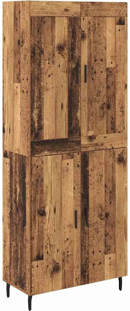 vidaXL Bufet 2 pcs Lemn vechi Lemn compozit