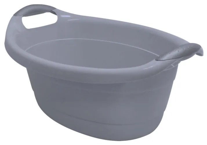 Lighean cu manere 25L, gri, Kaja