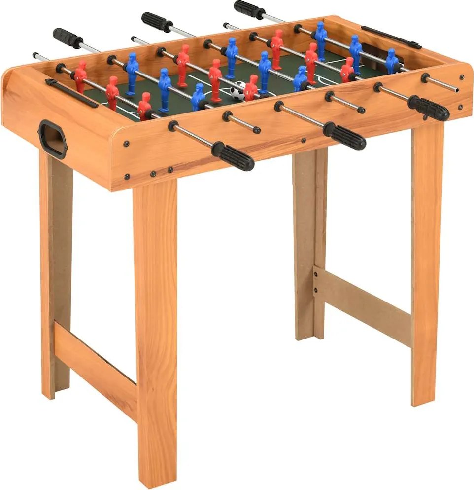 vidaXL Mini masă de fotbal, 69 x 37 x 62 cm, arțar