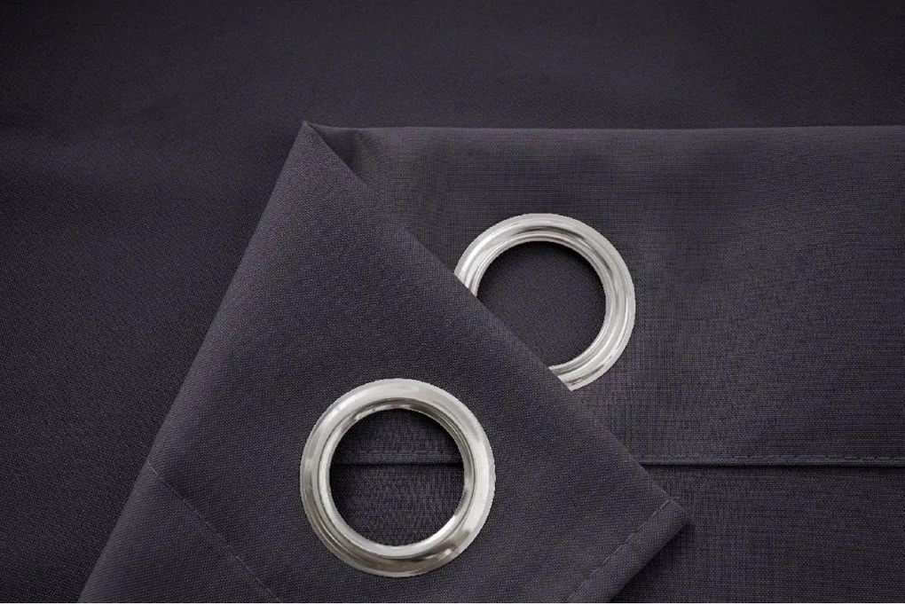 Perdea OXFORD LIGHT 140x250 cm, gri inchis Agatat: Rejansa