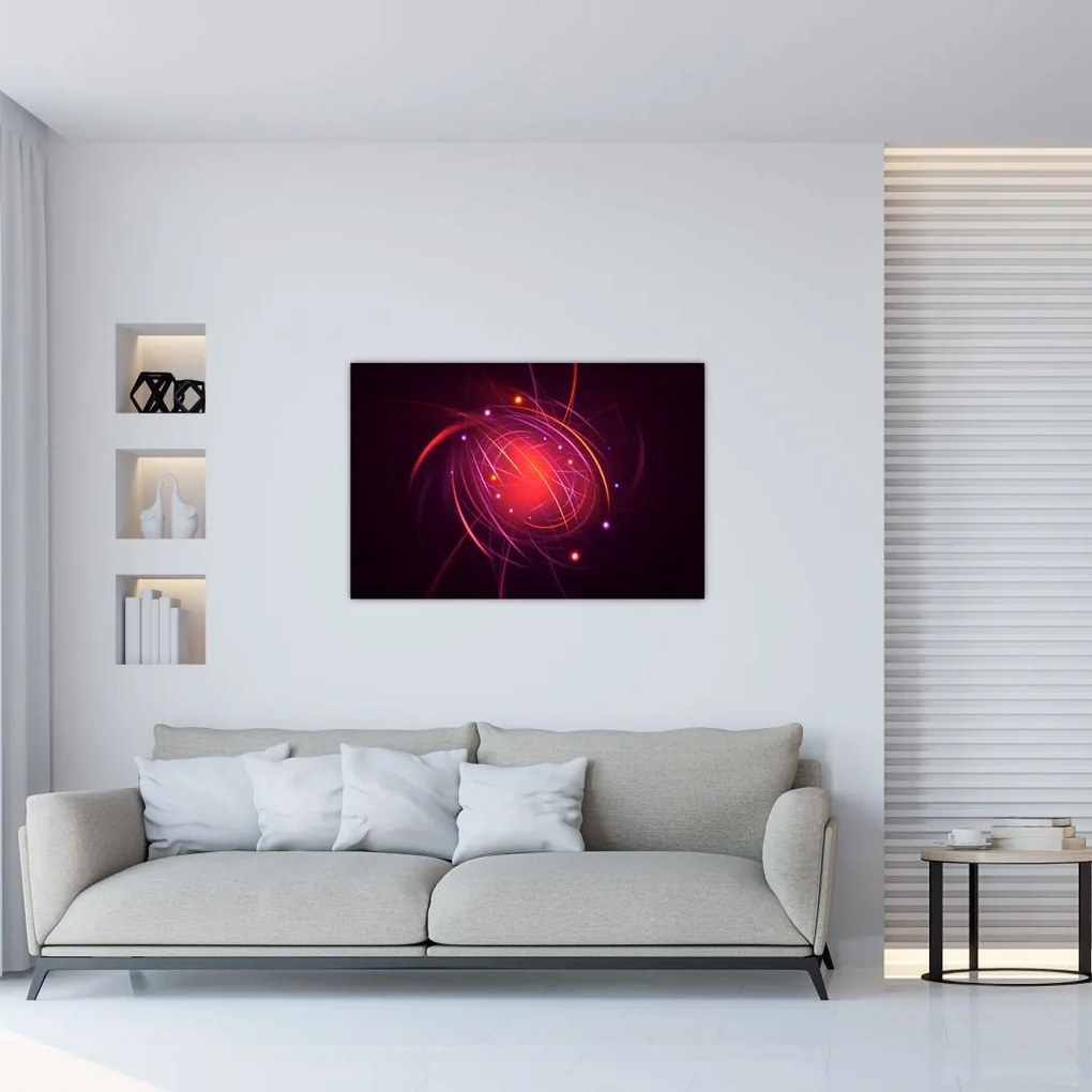 Tabloul modern cu abstacțiune (90x60 cm)