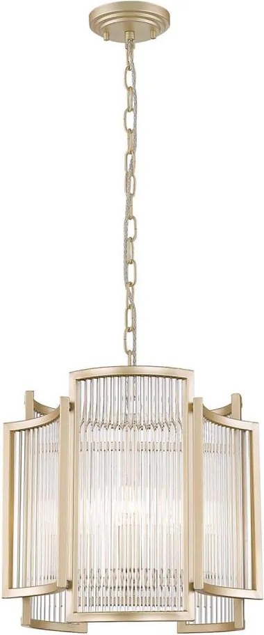 Brilagi - Candelabru suspendat pe lanț RAMOS 3xE14/60W/230V auriu