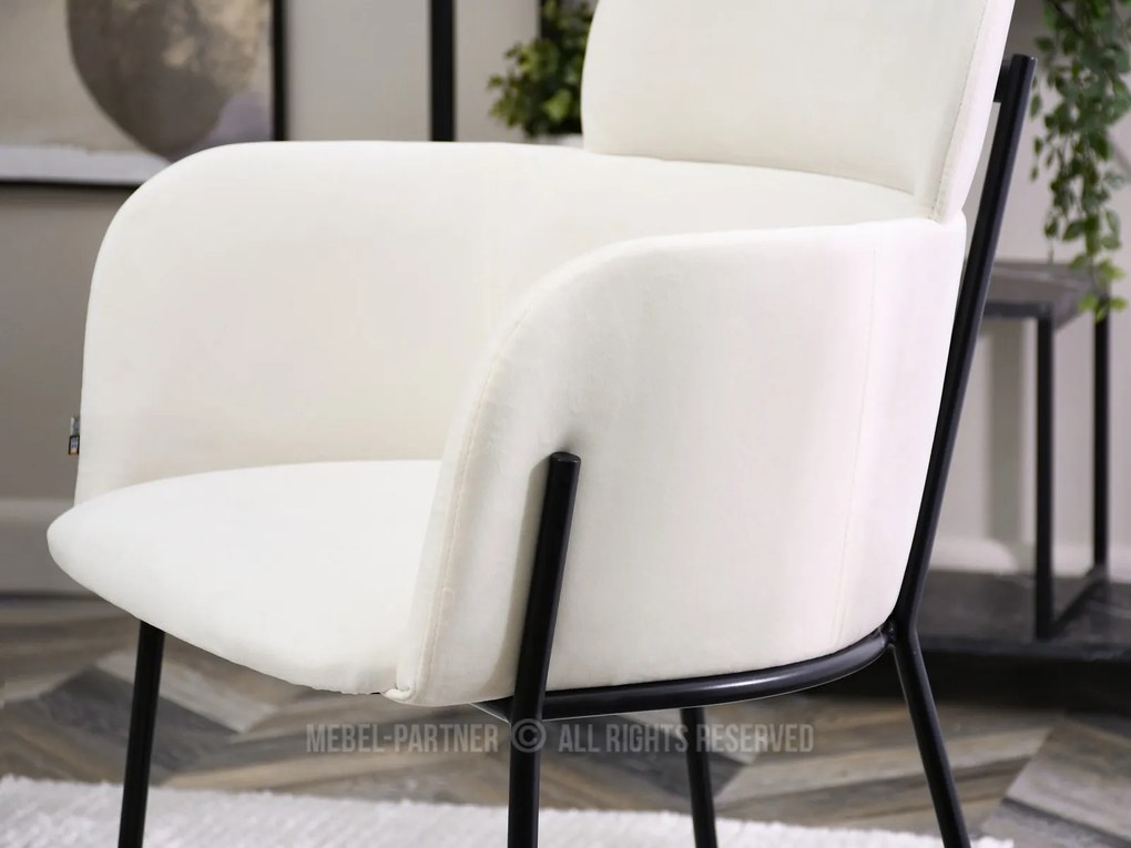 Scaun Baggie K (crem + negru). 1110948