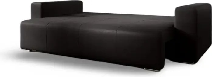 Canapea extensibilă dumonde cu ladă de depozitare si sezut confortabil din spuma high-density, Marbela Antracit 245x100 cm