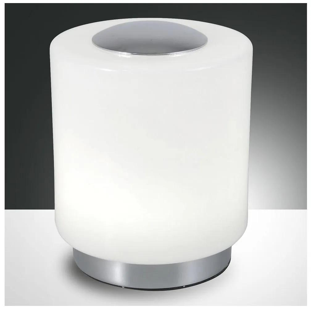 Lampă LED dimabilă de masă SIMI LED/8W/230V argintiu Fabas Luce 3257-30-138