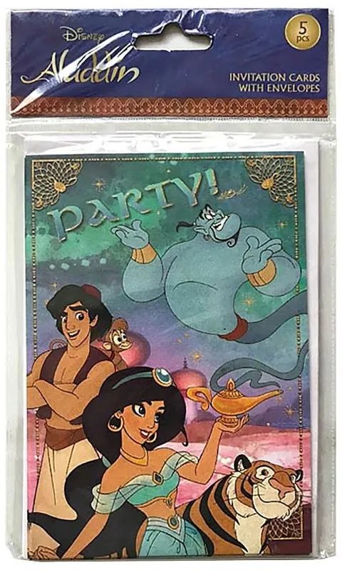 Disney Aladdin Invitație de petrecere