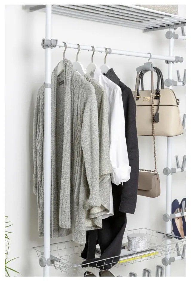 Set 2 suporturi telescopice pentru haine Wenko Herkules, lungime 75 - 120 cm