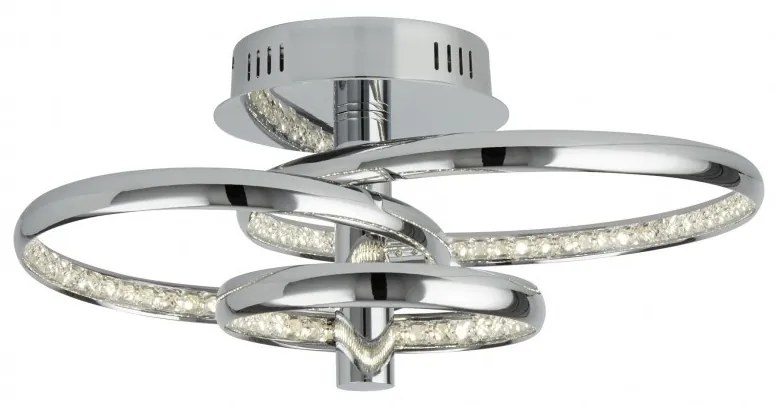 Lustra LED moderna aplicata Rings 28W 3133-3CC SRT