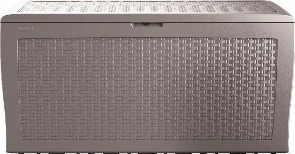 Cutie de grădină Keter Samoa Rattan Box 270L cappuccino
