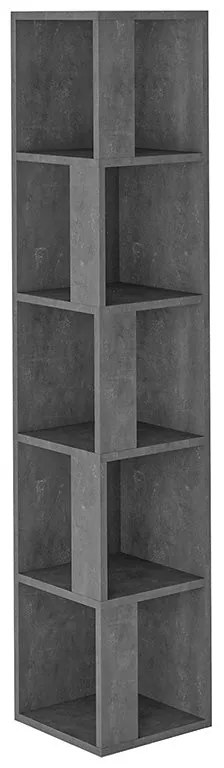 Bibliotecă colț Raphael 31x31x159cm