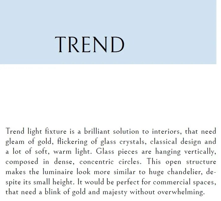 Lustra eleganta design modern TREND P0368 MX