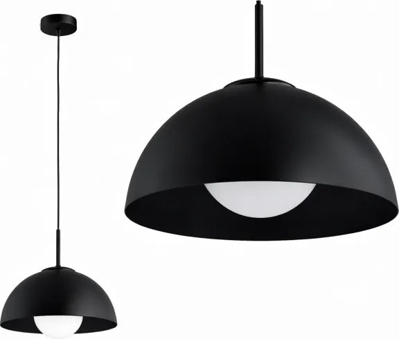 BRILAGI - Lustră pe cablu COSMO 1xE27/60W/230V Ø 30 cm neagră