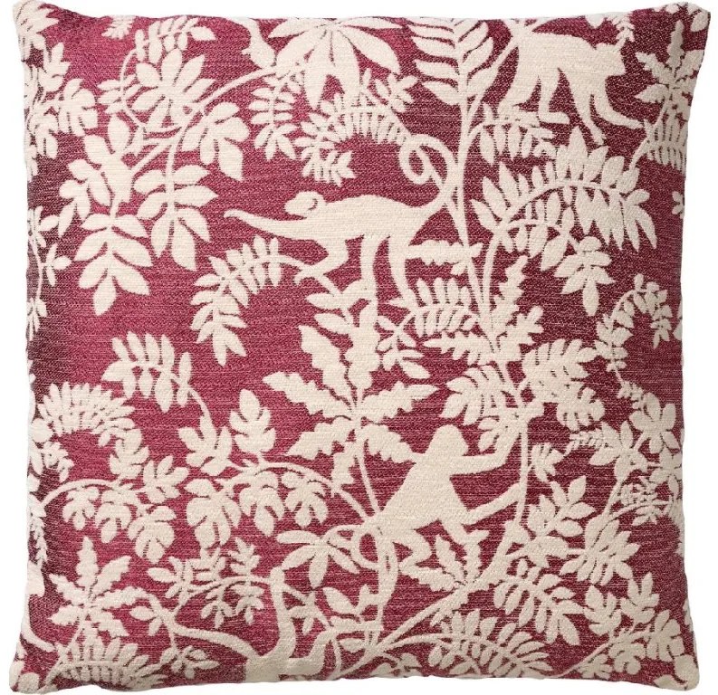 Husa decorativa pentru perna ABU MERLOT 45x45 cm, vinuriu