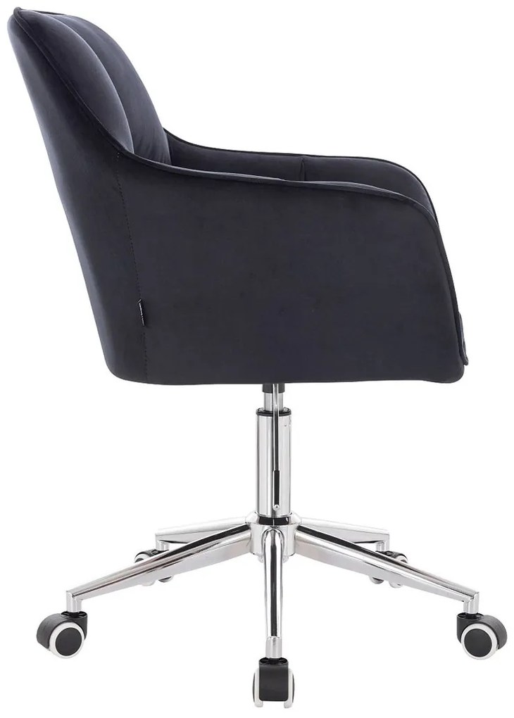 HR550K Scaun Negru Catifea