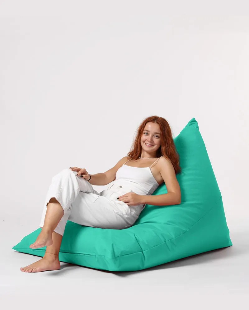 Fotoliu puf pentru grădină Pyramid Big Bed Pouf - Turquoise
