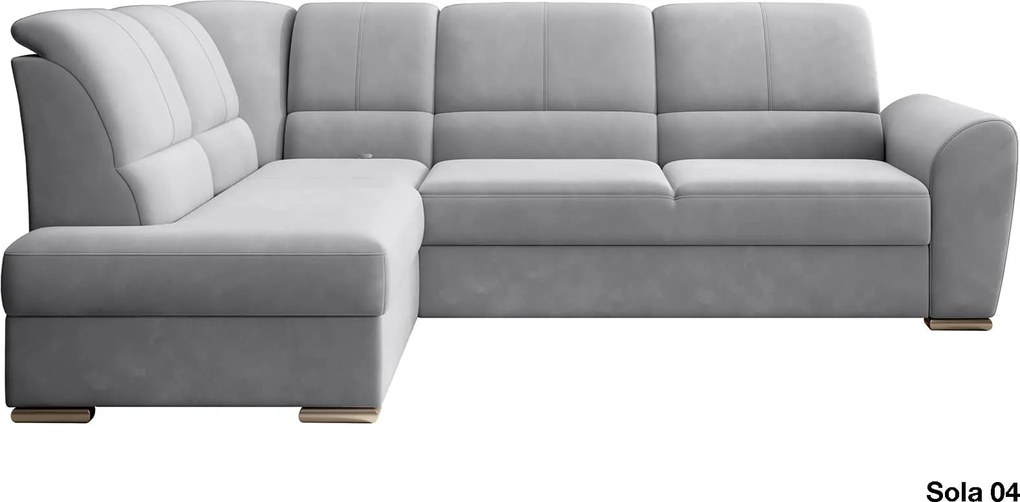 Colțar lemn masiv Extensibil Samara 270x186cm Ladă Depozitare Personalizabil - Loco 04, Dreapta